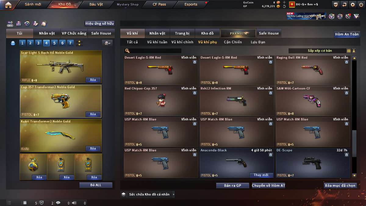 shop acc cf uy tin gia re